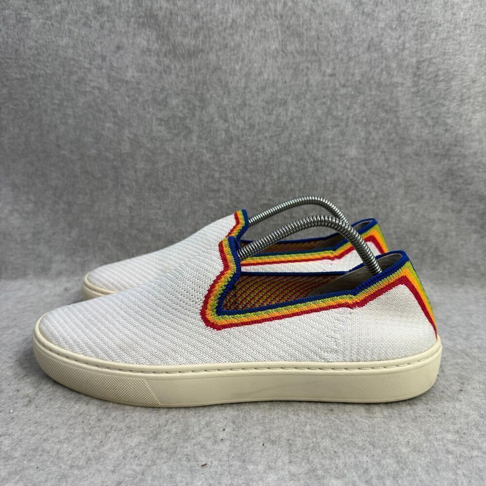 Rothys‎ Womens Shoes Size 8 White Slip On Ballet Flats Buisness Casual Sneakers
